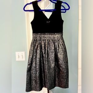 Black and Silver Cocktail Dress